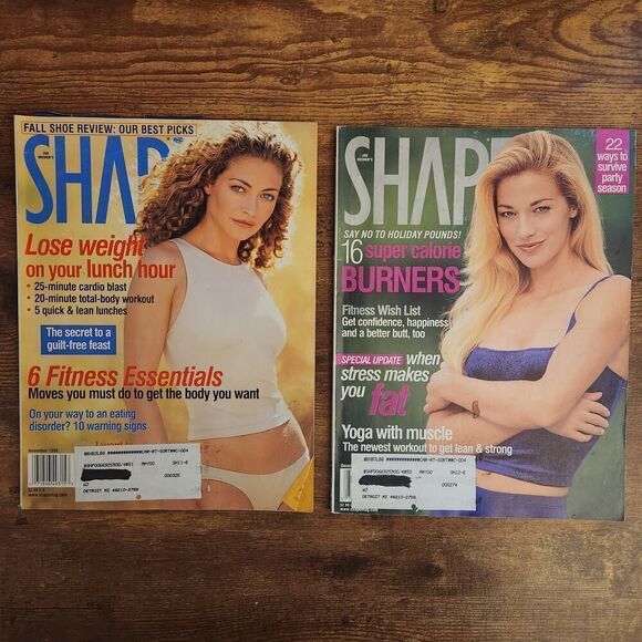 Shape Magazine Lot Nov Dec 1998 Rebecca Gayhart Elaine Irwin Mellencamp Fitness - Picture 1 of 6